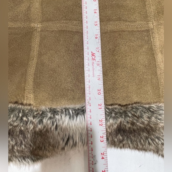 NWOT Live A Little Brown Leather Vest - Picture 13 of 15